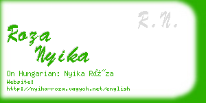 roza nyika business card